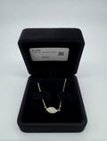 1.08CT TW 14KYG LAB DIAMOND NECKLACE