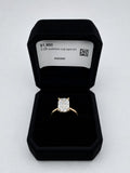 3.09CT TW 14KG Size 6 LAB DIAMOND Ring